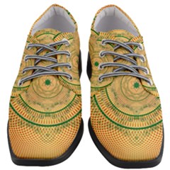 Mandalas Flower Mandalas Flowers Women Heeled Oxford Shoes