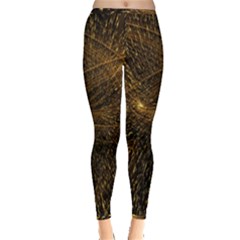 Quantum Physics Wave Particles Inside Out Leggings by Wegoenart