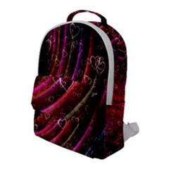 Bokeh Heart Love Romance Flap Pocket Backpack (large) by Wegoenart