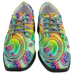 Wallpaper Pattern Colorful Color Women Heeled Oxford Shoes