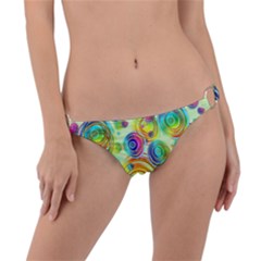 Wallpaper Pattern Colorful Color Ring Detail Bikini Bottom