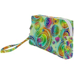 Wallpaper Pattern Colorful Color Wristlet Pouch Bag (small) by Wegoenart