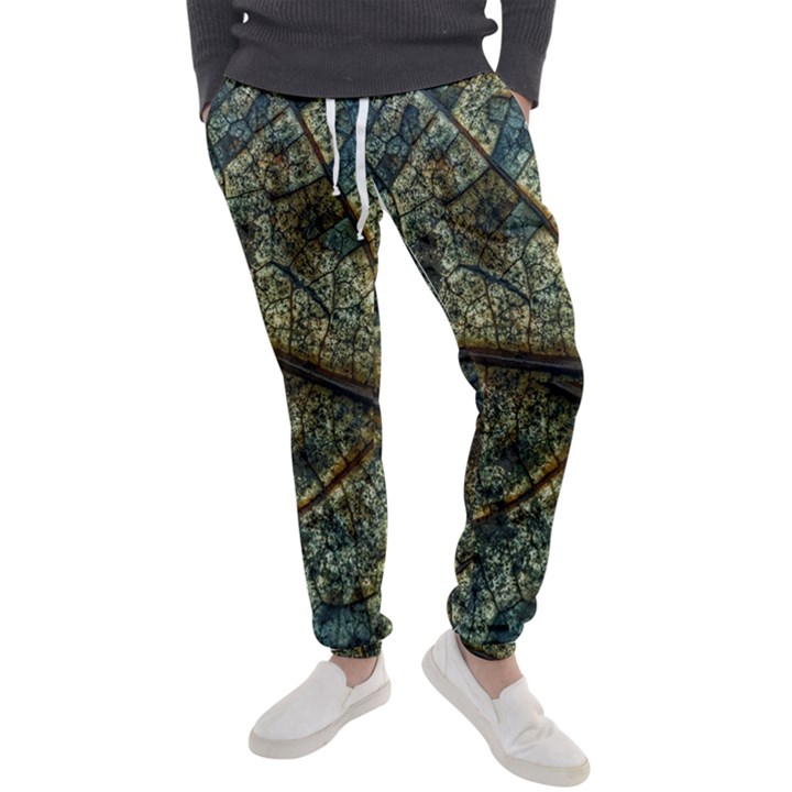 Leaf Leaves Fall Foliage Structure Men s Jogger Sweatpants