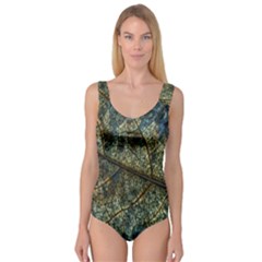 Leaf Leaves Fall Foliage Structure Princess Tank Leotard  by Wegoenart