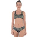 Leaf Leaves Fall Foliage Structure Criss Cross Bikini Set View1