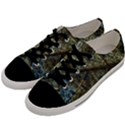 Leaf Leaves Fall Foliage Structure Men s Low Top Canvas Sneakers View2