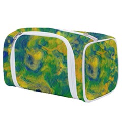 Abstract Texture Background Color Toiletries Pouch