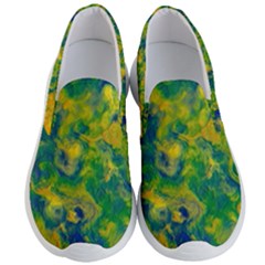 Abstract Texture Background Color Men s Lightweight Slip Ons by Wegoenart