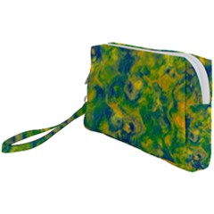 Abstract Texture Background Color Wristlet Pouch Bag (small)