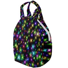 Star Colorful Christmas Abstract Travel Backpacks by Wegoenart