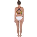 Color Abstract Colorful Art Cross Back Hipster Bikini Top  View2