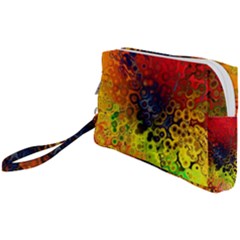 Color Abstract Colorful Art Wristlet Pouch Bag (small)