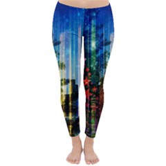 Skyline Frankfurt Christmas Star Classic Winter Leggings