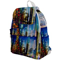 Skyline Frankfurt Christmas Star Top Flap Backpack