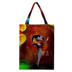 Cute Little Harlequin Classic Tote Bag by FantasyWorld7