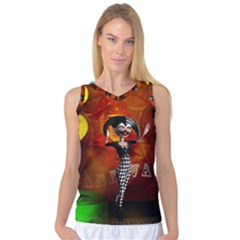 Cute Little Harlequin Women s Basketball Tank Top by FantasyWorld7