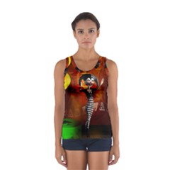 Cute Little Harlequin Sport Tank Top  by FantasyWorld7