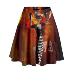 Cute Little Harlequin High Waist Skirt by FantasyWorld7