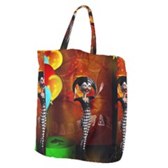 Cute Little Harlequin Giant Grocery Tote by FantasyWorld7