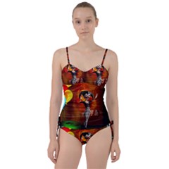 Cute Little Harlequin Sweetheart Tankini Set by FantasyWorld7