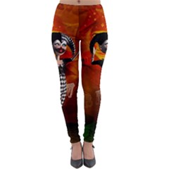 Cute Little Harlequin Lightweight Velour Leggings by FantasyWorld7