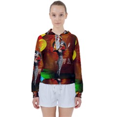 Cute Little Harlequin Women s Tie Up Sweat by FantasyWorld7