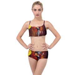 Cute Little Harlequin Layered Top Bikini Set by FantasyWorld7