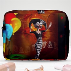 Cute Little Harlequin Make Up Pouch (large) by FantasyWorld7