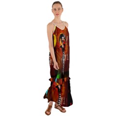 Cute Little Harlequin Cami Maxi Ruffle Chiffon Dress by FantasyWorld7