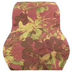 Tropical Vintage Floral Artwork Print Car Seat Back Cushion  by dflcprintsclothing