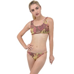 Tropical Vintage Floral Artwork Print The Little Details Bikini Set