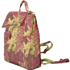 Tropical Vintage Floral Artwork Print Buckle Everyday Backpack