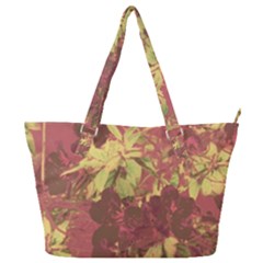 Tropical Vintage Floral Artwork Print Full Print Shoulder Bag