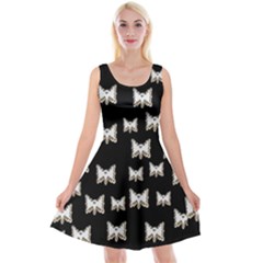 Bats In The Night Ornate Reversible Velvet Sleeveless Dress by pepitasart