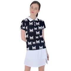 Bats In The Night Ornate Women s Polo Tee