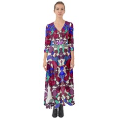 Netzauge Beautiful Button Up Boho Maxi Dress by zappwaits