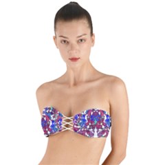 Netzauge Beautiful Twist Bandeau Bikini Top by zappwaits