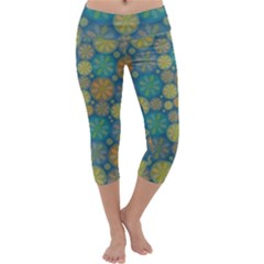 Zappwaits Amusement Capri Yoga Leggings by zappwaits