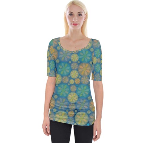 Zappwaits Amusement Wide Neckline Tee by zappwaits