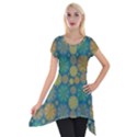 Zappwaits Amusement Short Sleeve Side Drop Tunic View1