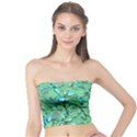 Green Flowers Tube Top View1