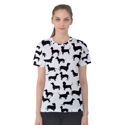 Dachshunds! Women s Cotton Tee by ZeeBee