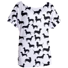 Dachshunds! Women s Oversized Tee by ZeeBee