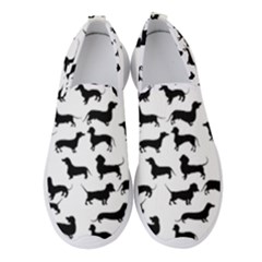 Dachshunds! Women s Slip On Sneakers by ZeeBee