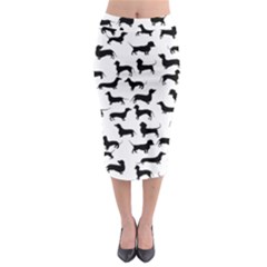 Dachshunds! Midi Pencil Skirt by ZeeBee