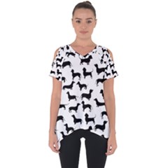 Dachshunds! Cut Out Side Drop Tee by ZeeBee