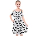 Dachshunds! Kids  Cut Out Shoulders Chiffon Dress View1