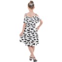 Dachshunds! Kids  Cut Out Shoulders Chiffon Dress View2