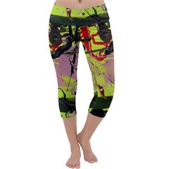 Deep Soul 1 2 Capri Yoga Leggings by bestdesignintheworld