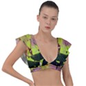 Deep Soul 1 2 Plunge Frill Sleeve Bikini Top View1